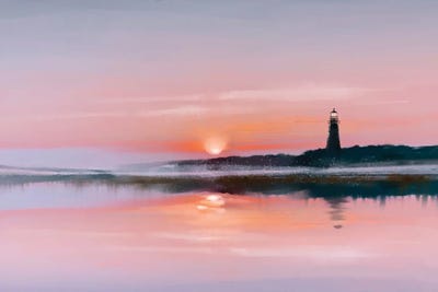 Moment Before Sunset by Thomas Little framed canvas print