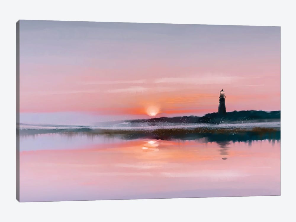 Moment Before Sunset by Thomas Little 1-piece Canvas Wall Art