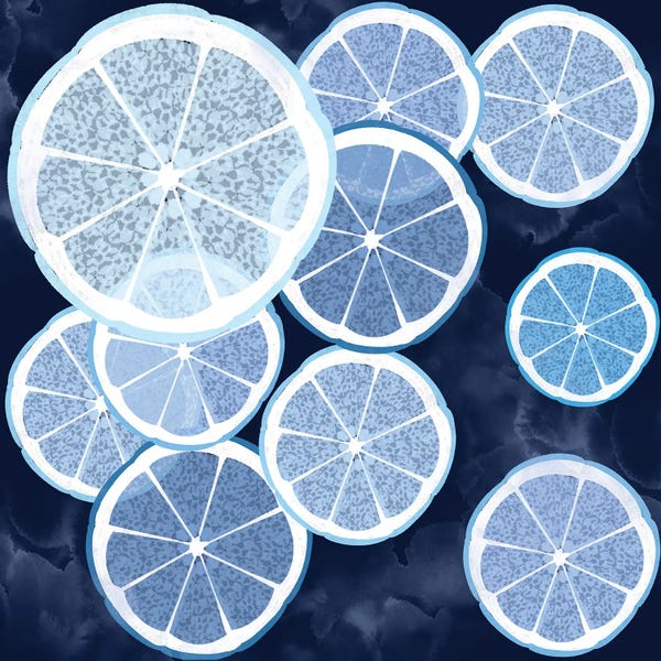 Minimalist Décor: Blue Citrus by Thomas Little