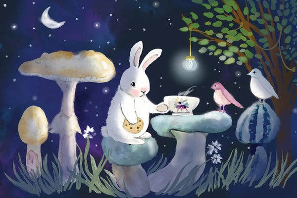 Baby Animals: Evening Tea With Friends by Thomas Little