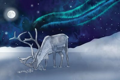 Northern Lights by Thomas Little multi panel art