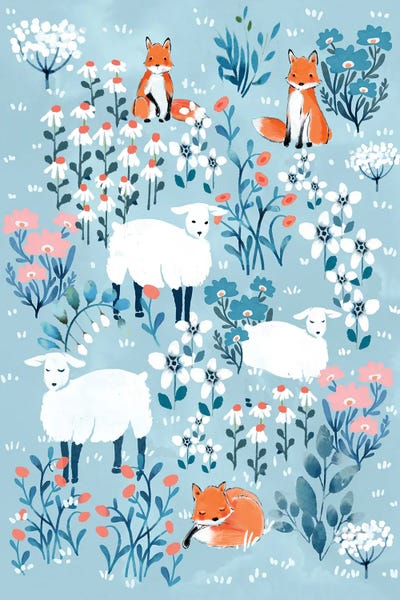 Thomas Little: Little Fox And Little Lamb by Thomas Little