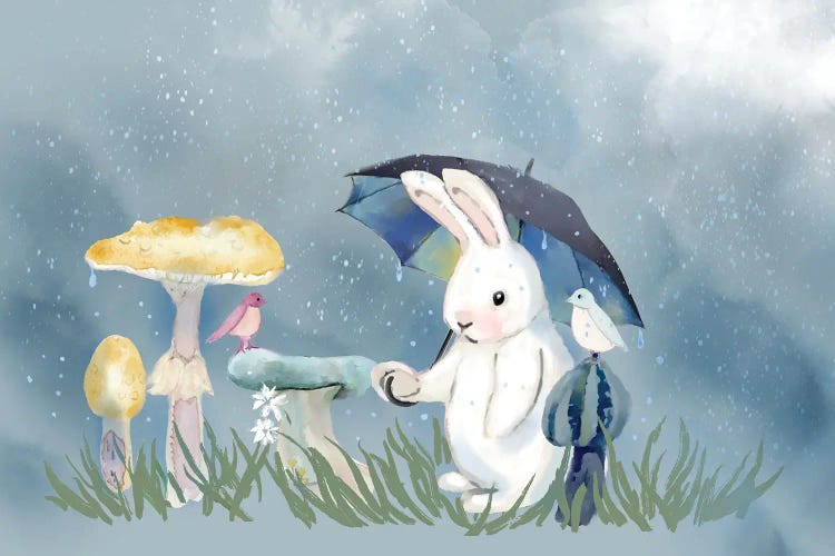 Into Every Life Some Rain Must Fall by Thomas Little wall art