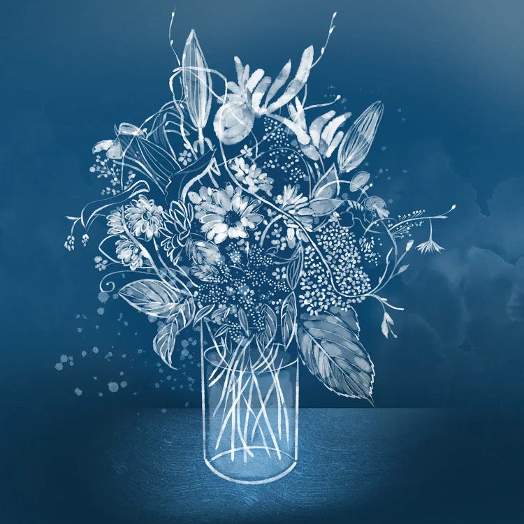 Remembering Forgotten Flowers by Thomas Little wall art