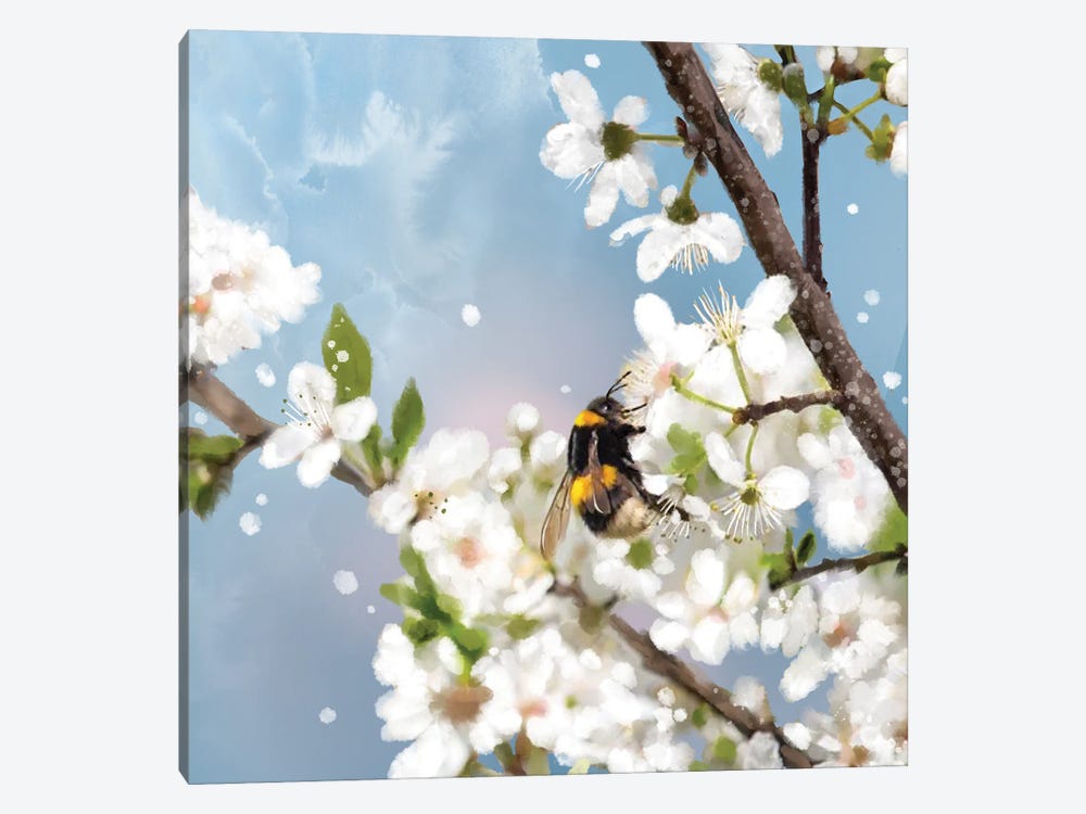 Spring Blossom Bounty by Thomas Little 1-piece Canvas Artwork