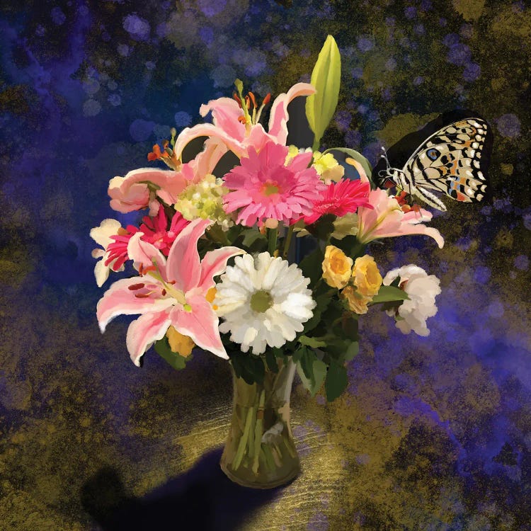 Shauna's Vase And Butterfly