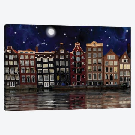 Amsterdam Dreams Canvas Print #TLT220} by Thomas Little Canvas Print