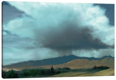 Summer Thunderstorm Canvas Art Print - Thomas Little