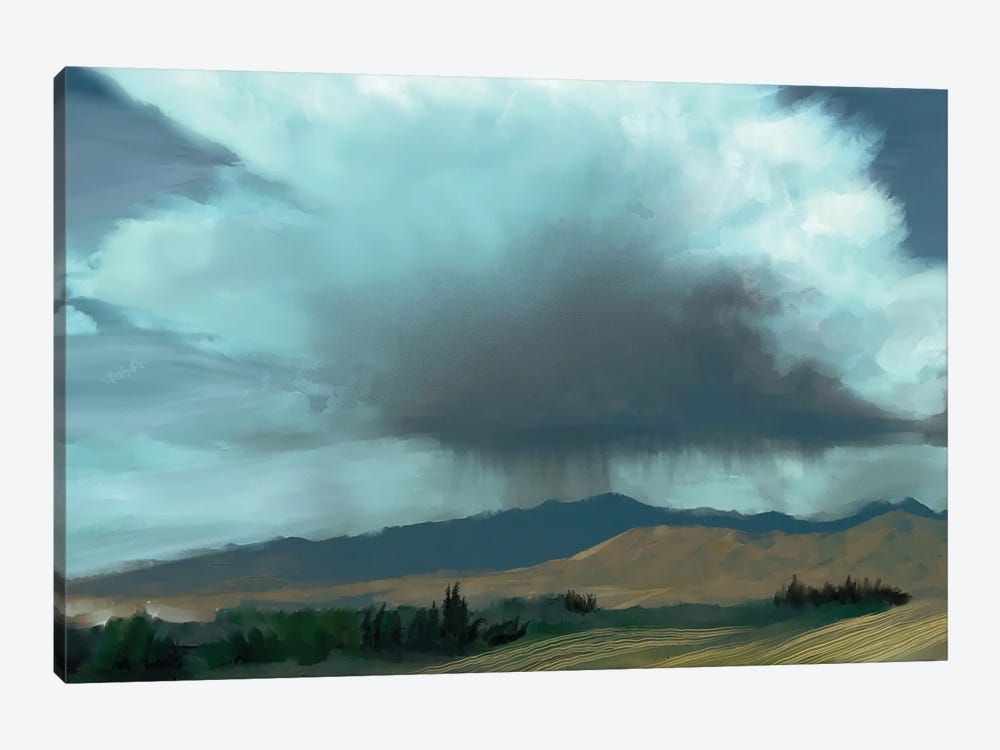 Summer Thunderstorm by Thomas Little 1-piece Canvas Print
