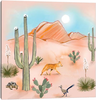 Desert Dweller Day Canvas Art Print - Thomas Little