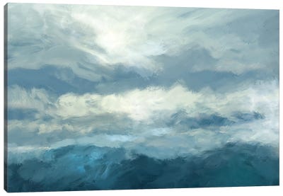 Sea And Sky Canvas Art Print - Thomas Little