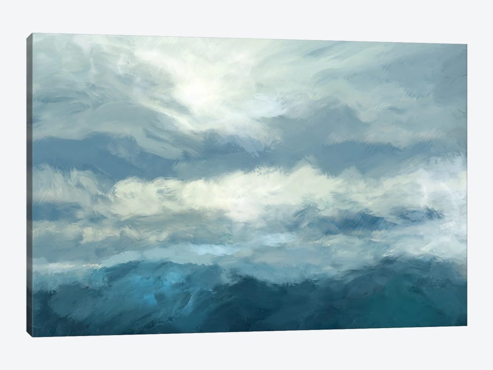 Sea And Sky by Thomas Little 1-piece Canvas Art