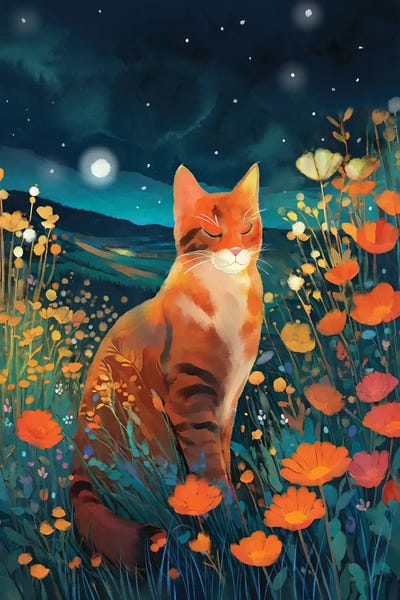 Large Art for Bedroom - Canvas Prints: Peace Of Mind by Thomas Little