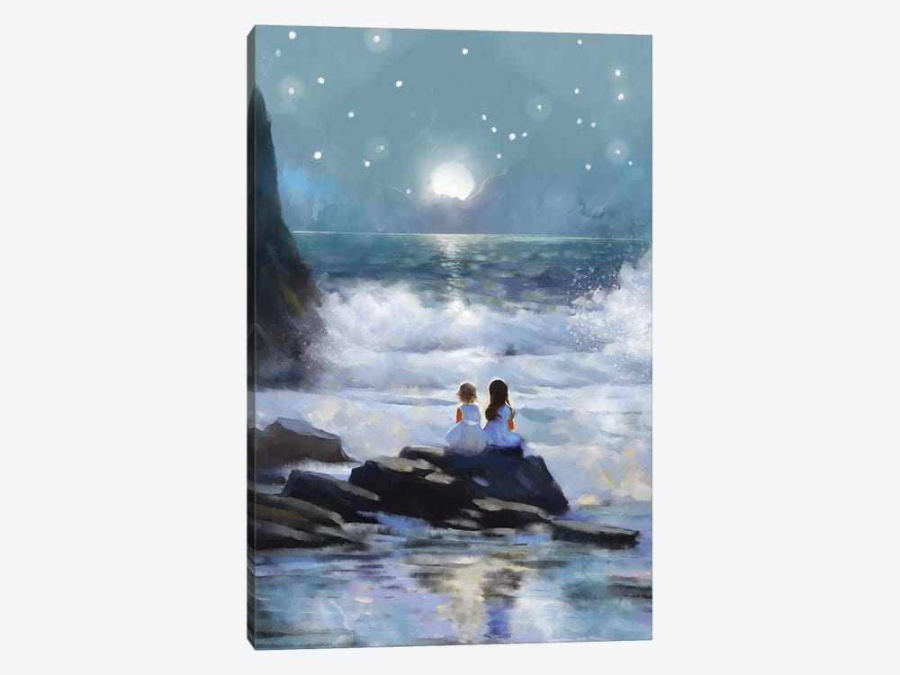 Soulmate by Thomas Little 1-piece Canvas Wall Art