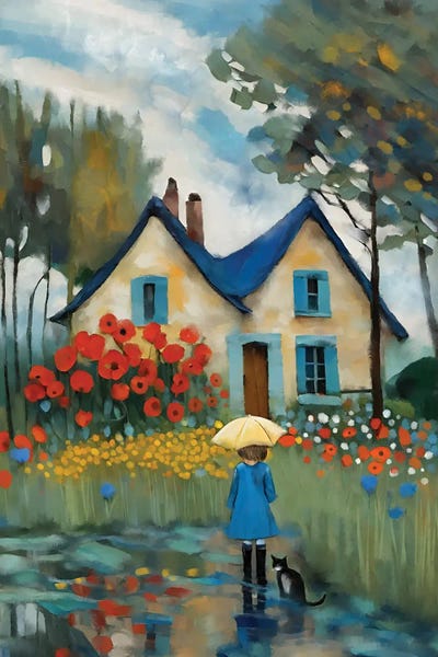 Cats: Walk In The Rain by Thomas Little