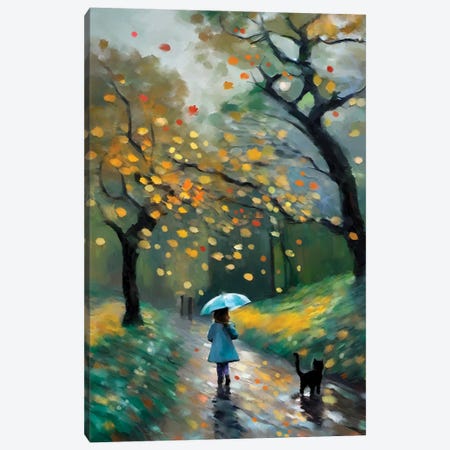 Autumn Rains Canvas Print #TLT344} by Thomas Little Canvas Print
