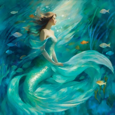 Spirit Of The Sea by Thomas Little framed canvas print