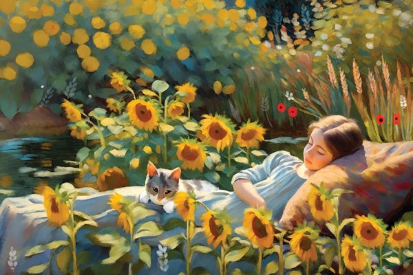 Fine Art Print: Dreaming Of Summer's Past by Thomas Little