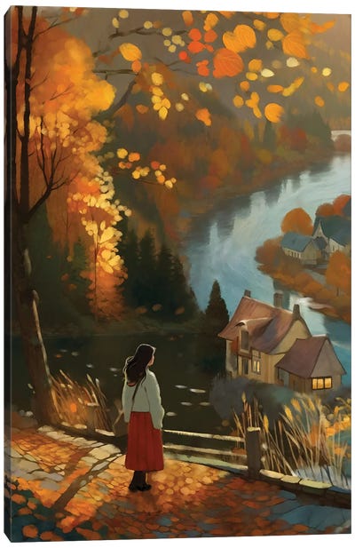 Autumn Light Canvas Art Print - Thomas Little