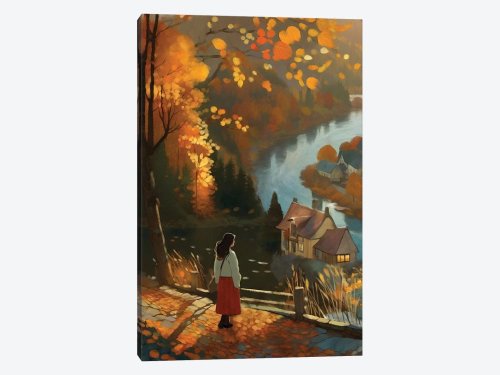 Autumn Light by Thomas Little 1-piece Canvas Art Print