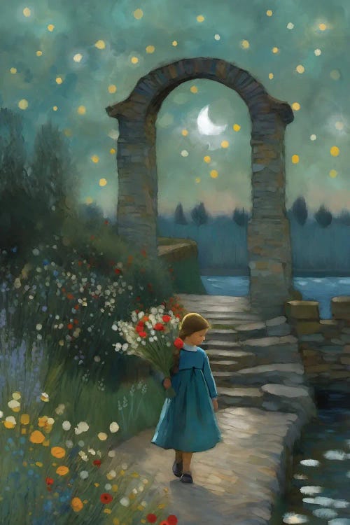 Under The Stone Arch by Thomas Little wall art