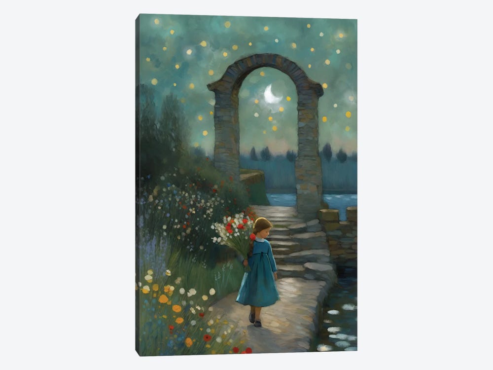 Under The Stone Arch by Thomas Little 1-piece Art Print