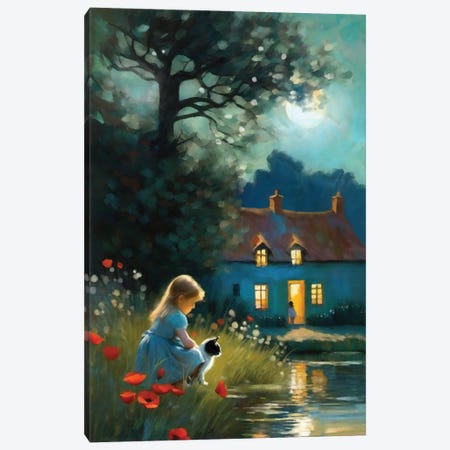 Someone To Watch Over Me Canvas Print #TLT385} by Thomas Little Canvas Print