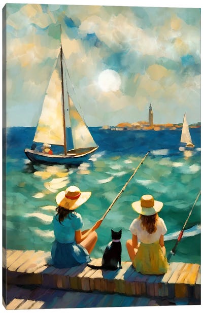 Perfect Day Canvas Art Print - Sailboat Art