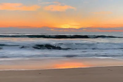 Hawaiian Sunset by Thomas Little framed canvas print