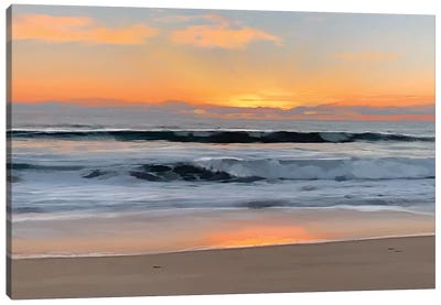 Hawaiian Sunset Canvas Art Print - Thomas Little