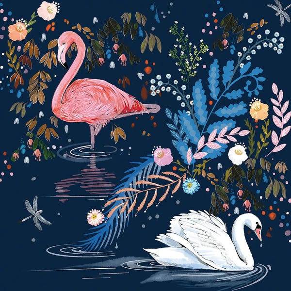 Flamingos: Interlude by Thomas Little