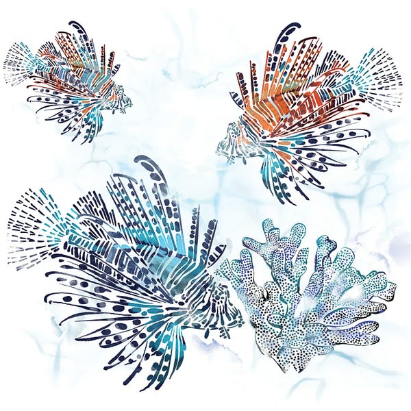 Lion Fish: Lions on the Reef by Thomas Little