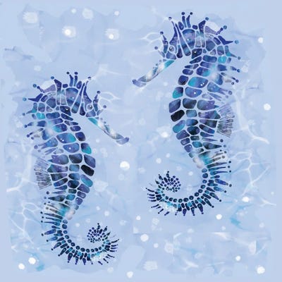 Seahorse Saga by Thomas Little canvas print