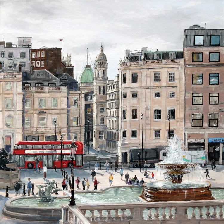 The Fountain At Trafalgar Square