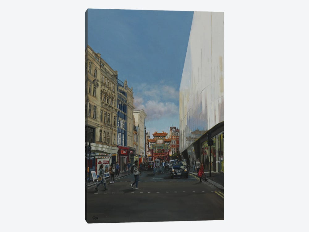 Wardour Street, London by Tom Clay 1-piece Canvas Artwork