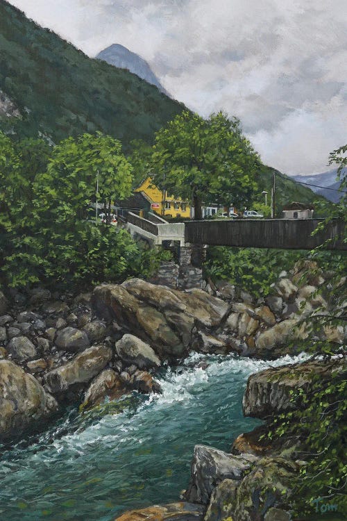 The Footbridge At Brione