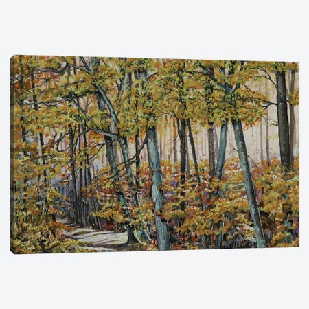 Autumn On The Albis Ridge Canvas Print #TLY36} by Tom Clay Canvas Wall Art