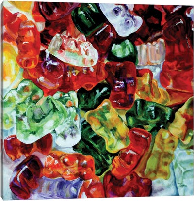 Gummi Bears Canvas Art Print - Tom Clay