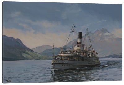 On The Way Back From Mount Pilatus Canvas Art Print - Tom Clay