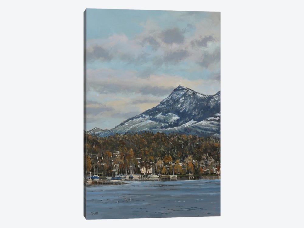Mount Rigi From Luzern by Tom Clay 1-piece Canvas Print
