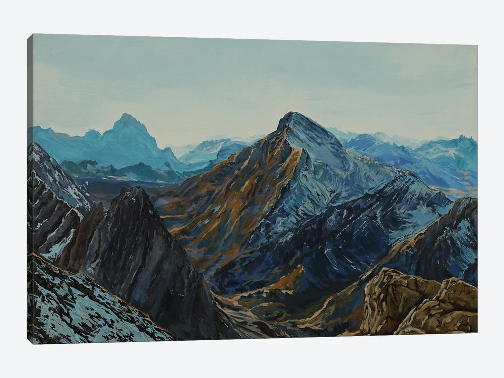 Chratzerengrat From The Glärnisch Glacier by Tom Clay 1-piece Canvas Artwork