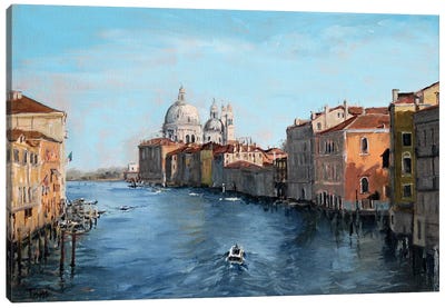 Grand Canal, Venice Canvas Art Print - Tom Clay