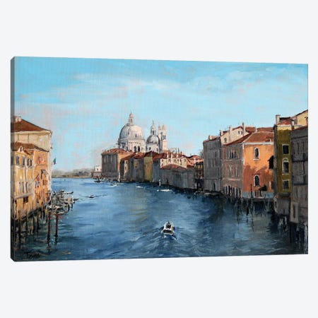 Grand Canal, Venice Canvas Print #TLY64} by Tom Clay Art Print