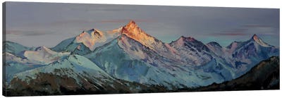 The View From Crans Montana Canvas Art Print - Tom Clay