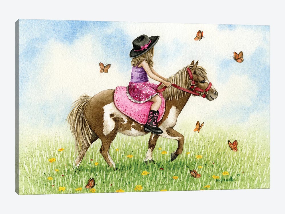 Pony Ride by Tracy Lizotte 1-piece Canvas Art Print