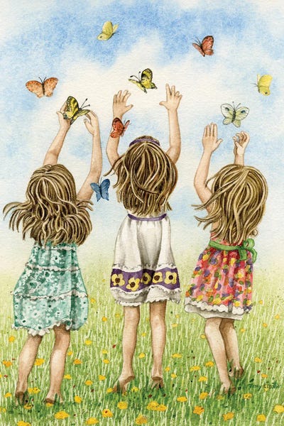 The Joy Of Life: Chasing Butterflies by Tracy Lizotte