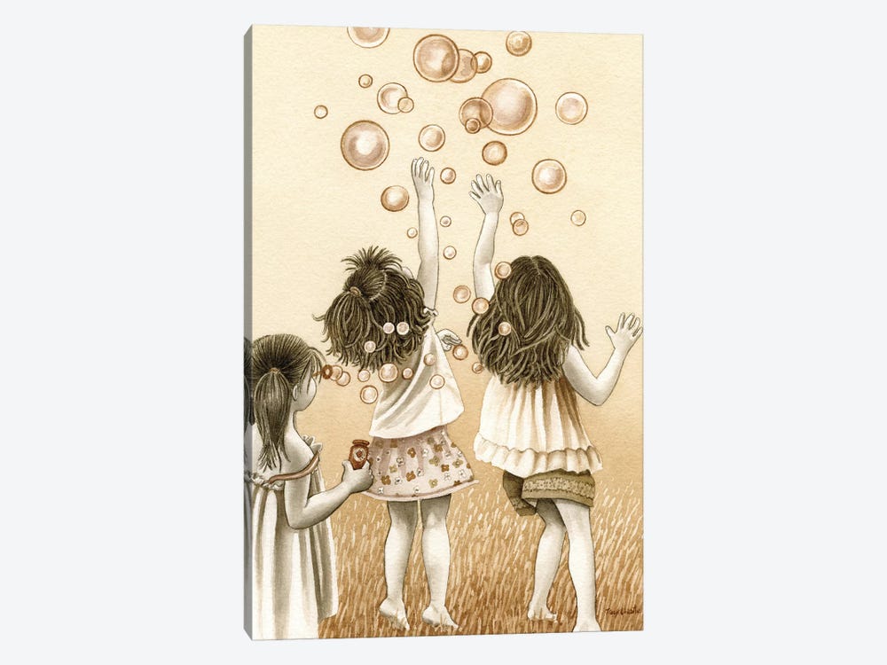 Bubbles by Tracy Lizotte 1-piece Canvas Wall Art