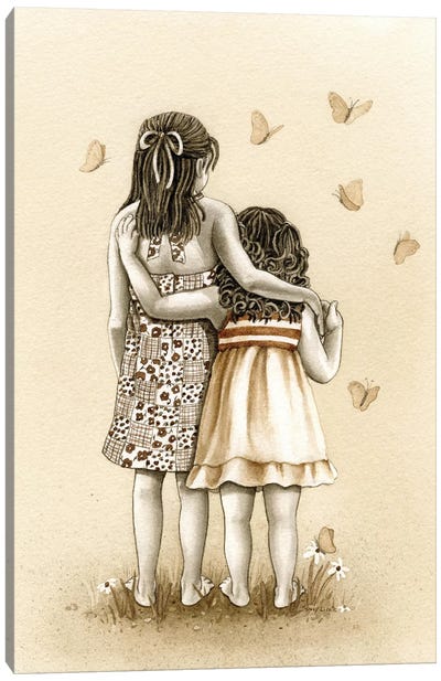 Butterflies Canvas Art Print - Tracy Lizotte