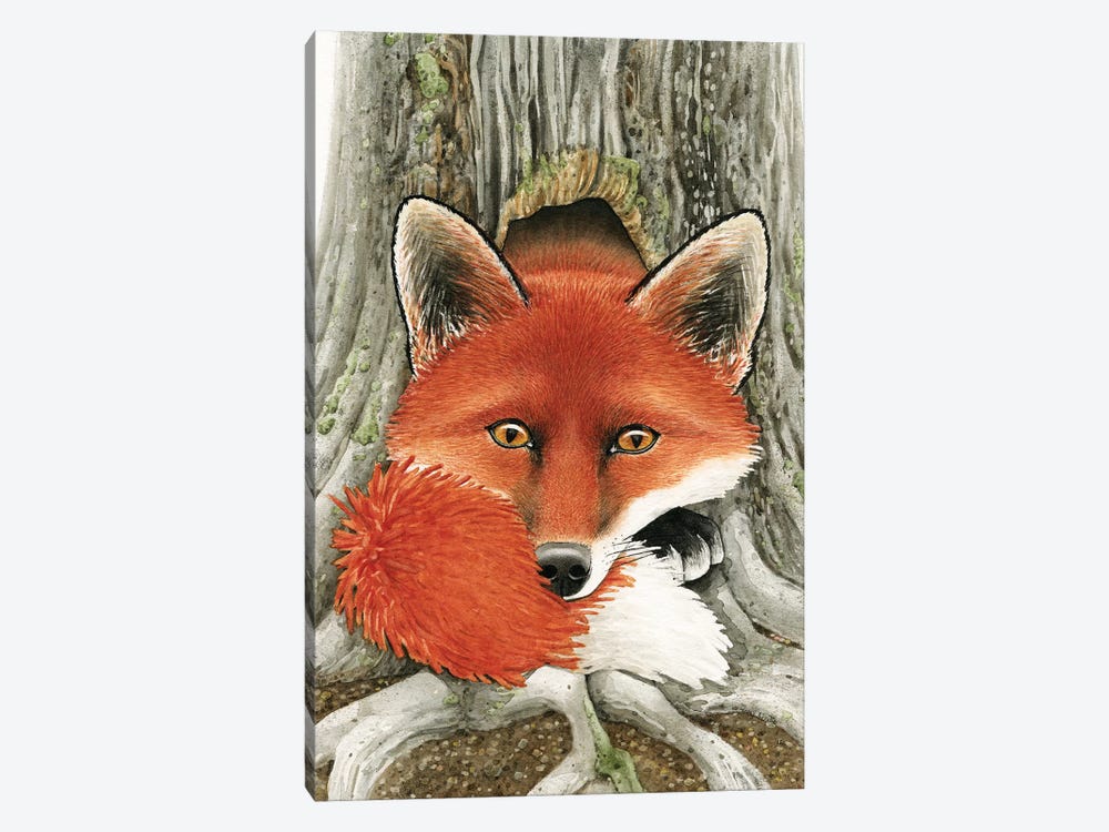 Fox Hole by Tracy Lizotte 1-piece Canvas Art