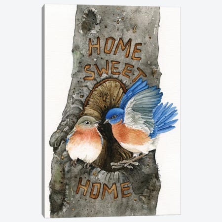 Home Sweet Home Canvas Print #TLZ43} by Tracy Lizotte Canvas Art Print